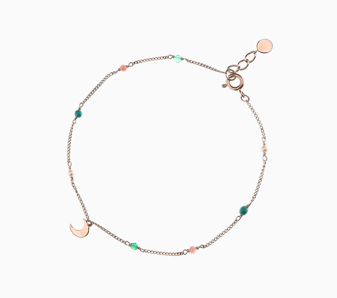 다니엘K 주얼리 - 로즈 문 참 브레이슬릿